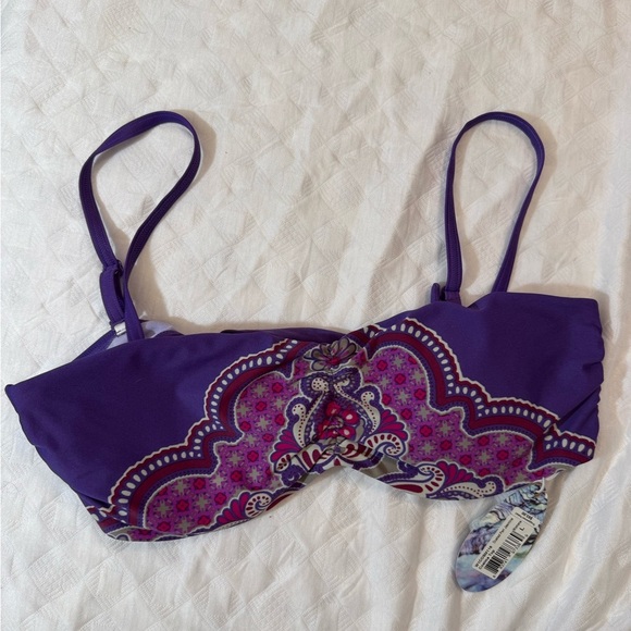 NWT Prana dusted peri jasmine Cosima bikini top Sz L - Picture 4 of 11